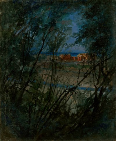 Paesaggio blu da Laszlo Mednyanszky